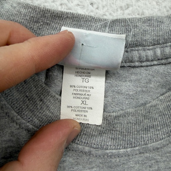 VTG Bass Pro Shops Mens Graphic T Shirt Gray Fish Identification XL Funny - Picture 4 of 8